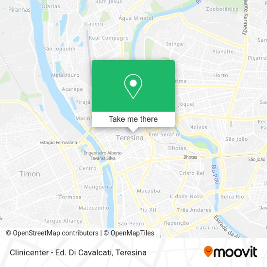 Clinicenter - Ed. Di Cavalcati map