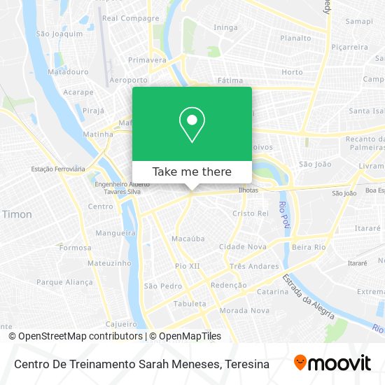 Centro De Treinamento Sarah Meneses map