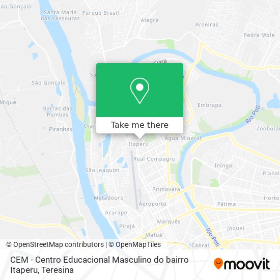 CEM - Centro Educacional Masculino do bairro Itaperu map