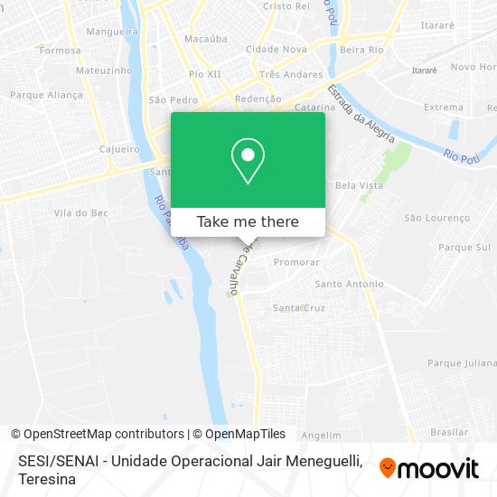 SESI / SENAI - Unidade Operacional Jair Meneguelli map