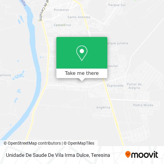Unidade De Saude De Vila Irma Dulce map