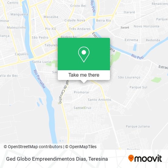 Mapa Ged Globo Empreendimentos Dias