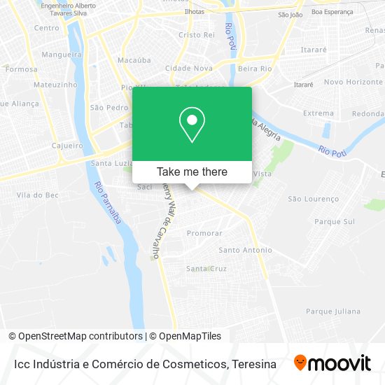 Icc Indústria e Comércio de Cosmeticos map