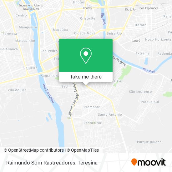 Raimundo Som Rastreadores map