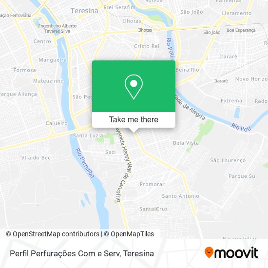 Perfil Perfurações Com e Serv map