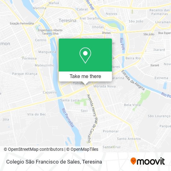 Colegio São Francisco de Sales map