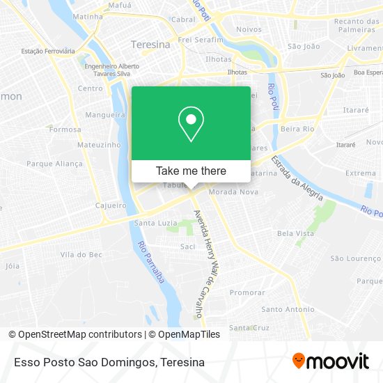 Esso Posto Sao Domingos map