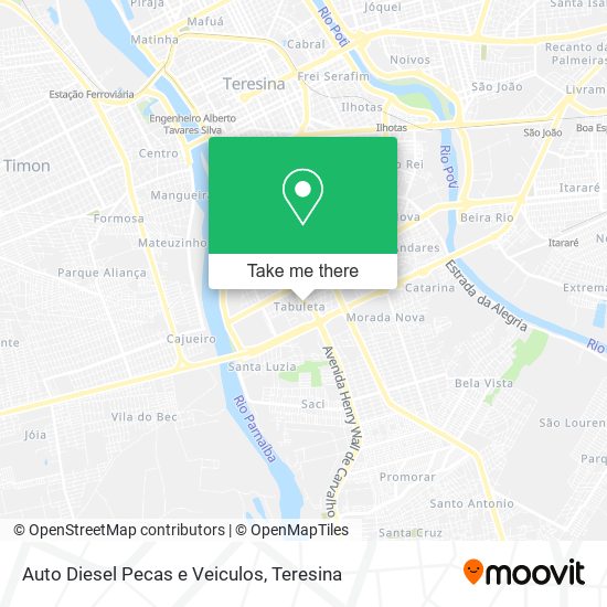 Auto Diesel Pecas e Veiculos map