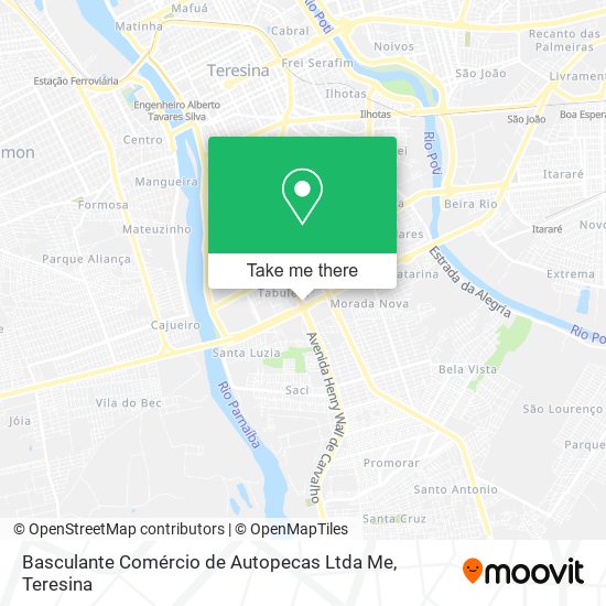 Basculante Comércio de Autopecas Ltda Me map