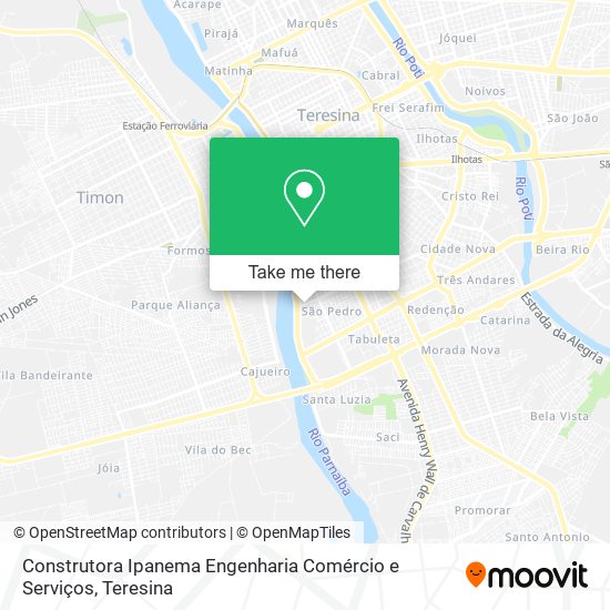 Construtora Ipanema Engenharia Comércio e Serviços map
