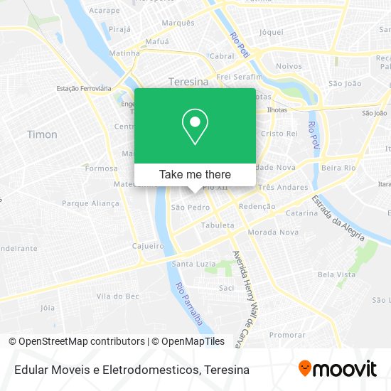 Edular Moveis e Eletrodomesticos map