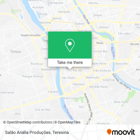 Salão Anália Produções map