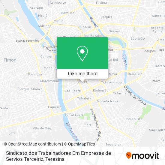 Mapa Sindicato dos Trabalhadores Em Empresas de Servios Terceiriz