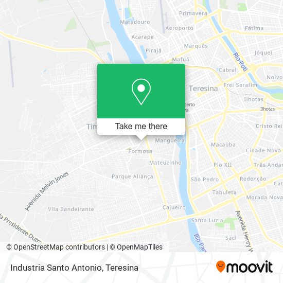 Industria Santo Antonio map