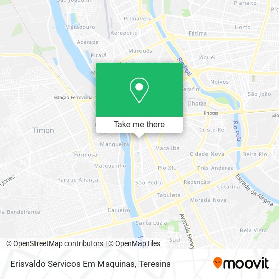 Erisvaldo Servicos Em Maquinas map