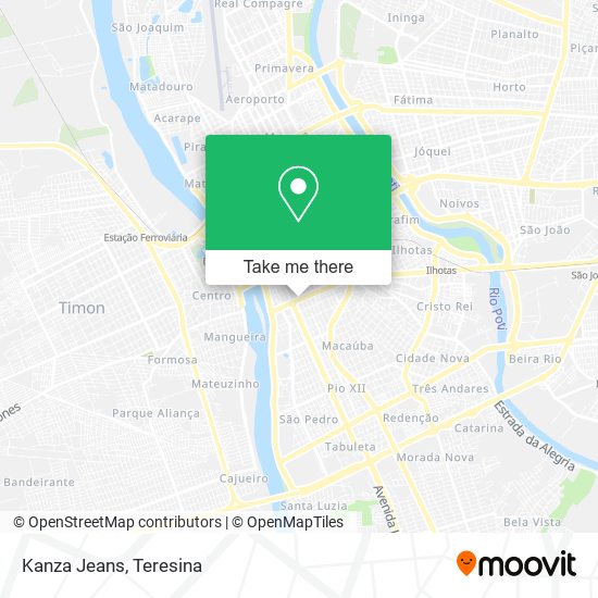 Kanza Jeans map