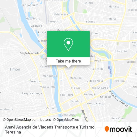 Anavi Agencia de Viagens Transporte e Turismo map