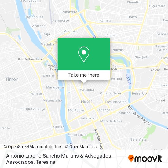 Antônio Liborio Sancho Martins & Advogados Associados map