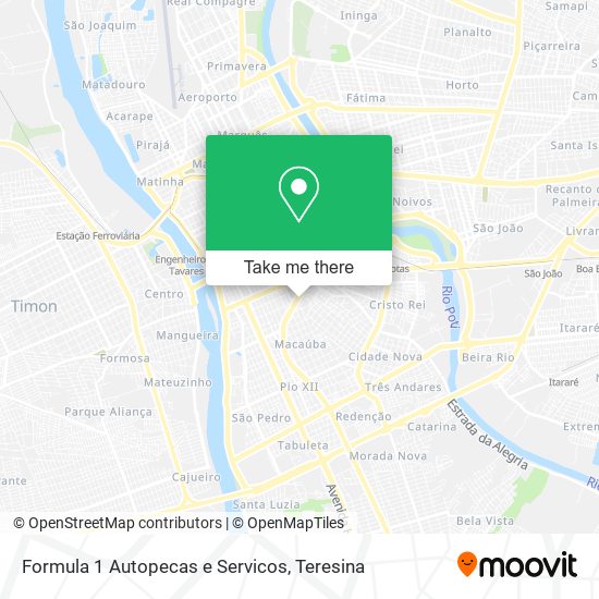 Formula 1 Autopecas e Servicos map