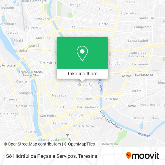 Só Hidráulica Peças e Serviços map