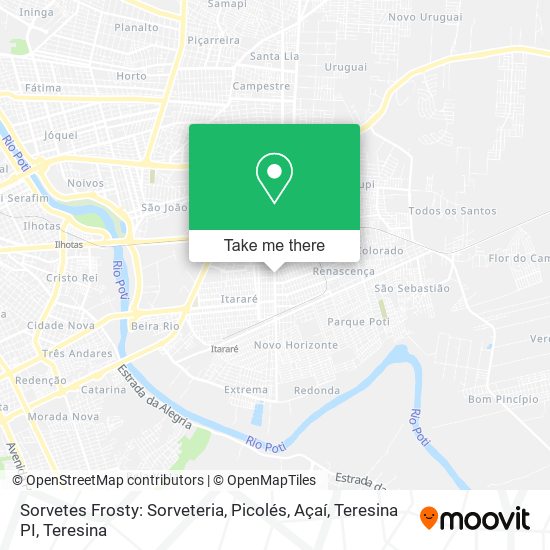 Sorvetes Frosty: Sorveteria, Picolés, Açaí, Teresina PI map