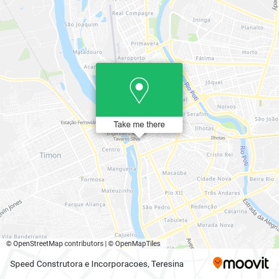 Speed Construtora e Incorporacoes map