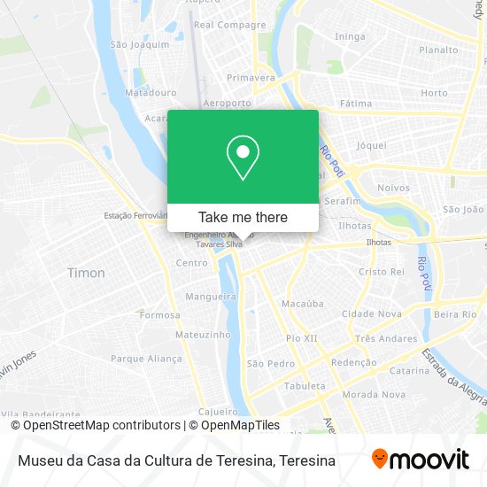 Museu da Casa da Cultura de Teresina map