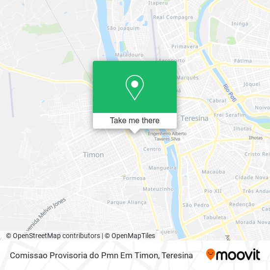 Comissao Provisoria do Pmn Em Timon map