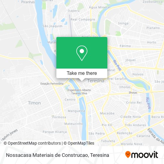 Nossacasa Materiais de Construcao map