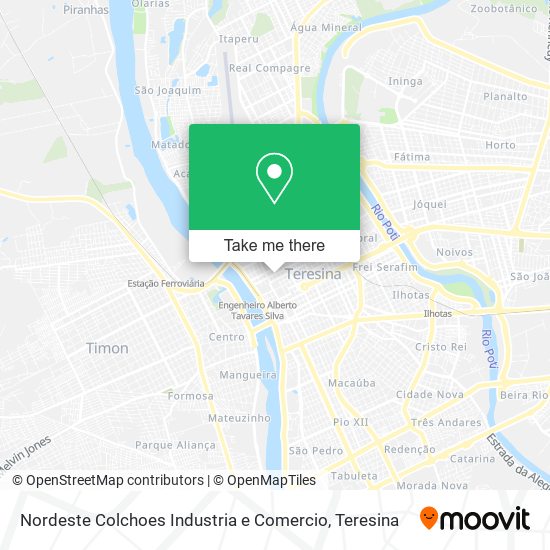 Nordeste Colchoes Industria e Comercio map