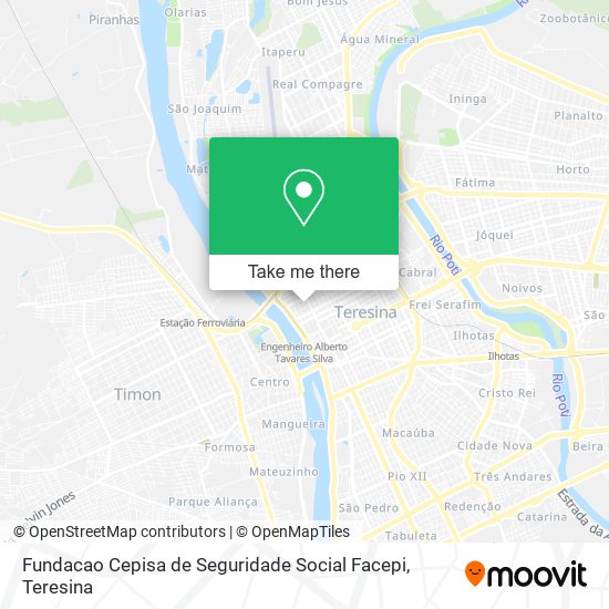 Mapa Fundacao Cepisa de Seguridade Social Facepi