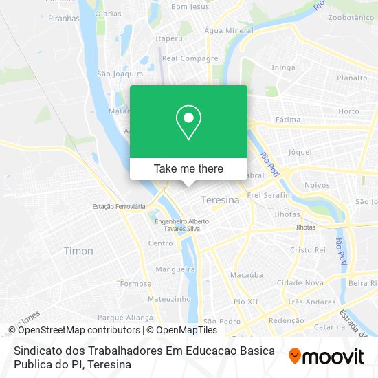 Sindicato dos Trabalhadores Em Educacao Basica Publica do PI map