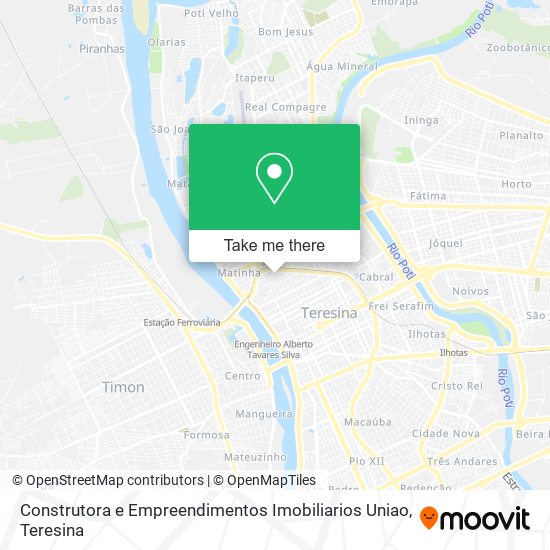 Construtora e Empreendimentos Imobiliarios Uniao map