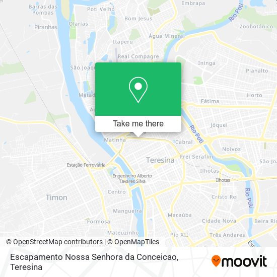 Escapamento Nossa Senhora da Conceicao map