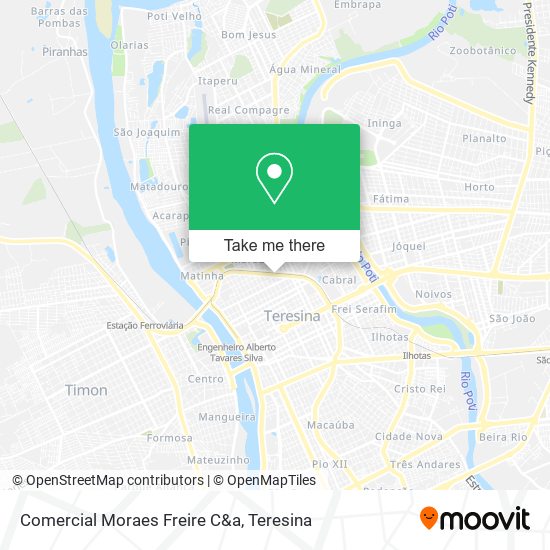 Comercial Moraes Freire C&a map