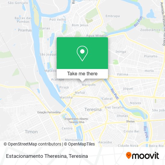 Estacionamento Theresina map