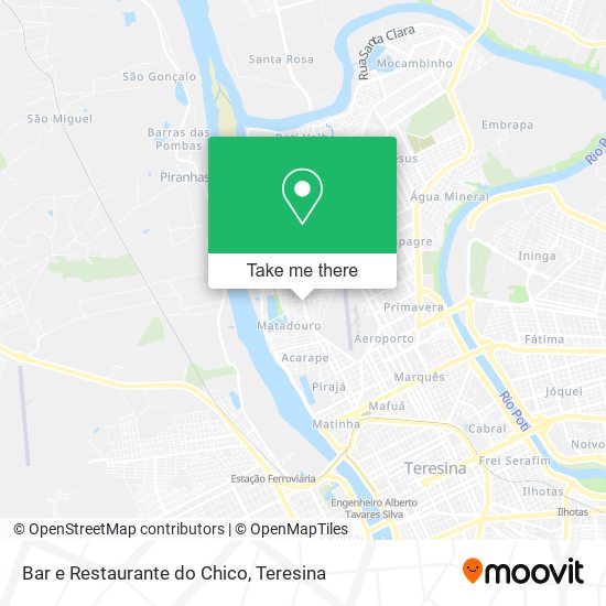 Bar e Restaurante do Chico map