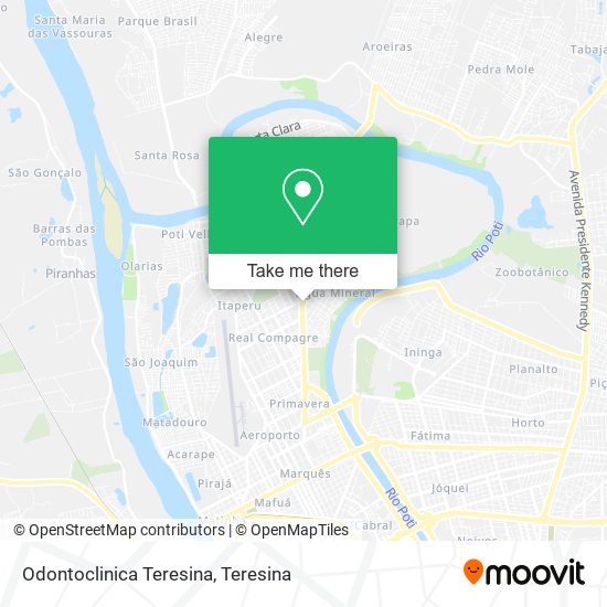 Mapa Odontoclinica Teresina