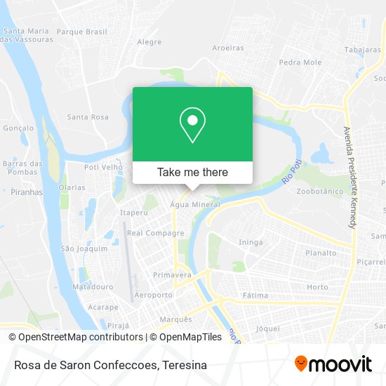 Rosa de Saron Confeccoes map