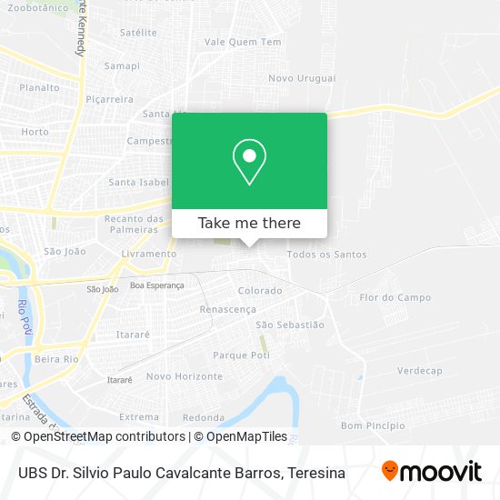 UBS Dr. Silvio Paulo Cavalcante Barros map