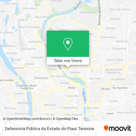 Defensoria Pública do Estado do Piauí map