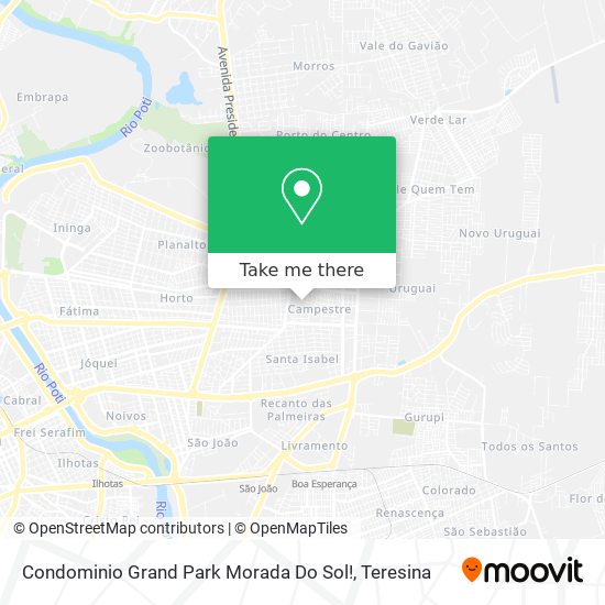 Condominio Grand Park Morada Do Sol! map