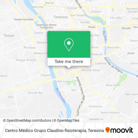 Centro Médico Grupo Claudino-fisioterapia map