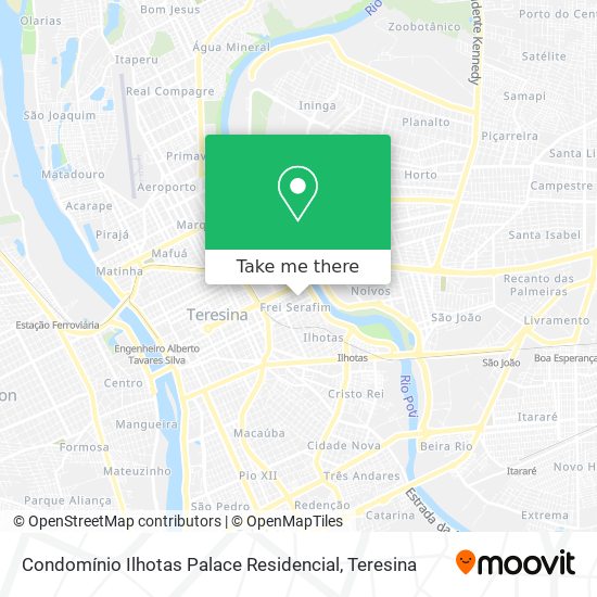 Condomínio Ilhotas Palace Residencial map