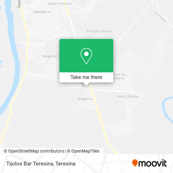 Tijolos Bar Teresina map