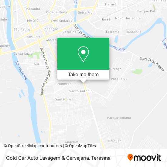 Gold Car Auto Lavagem & Cervejaria map