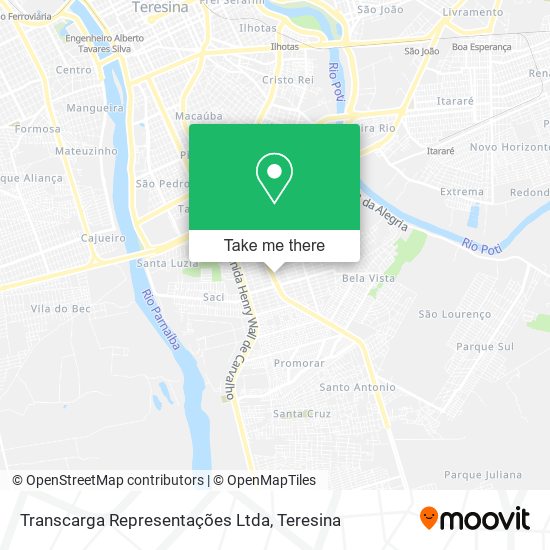 Transcarga Representações Ltda map