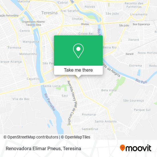 Renovadora Elimar Pneus map