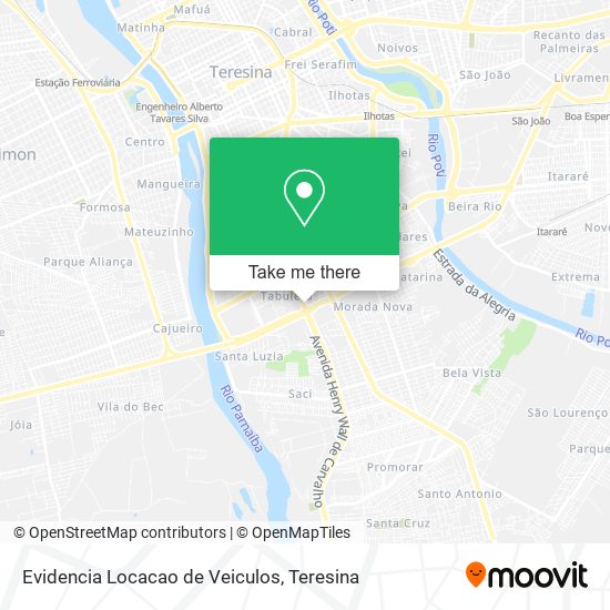 Evidencia Locacao de Veiculos map