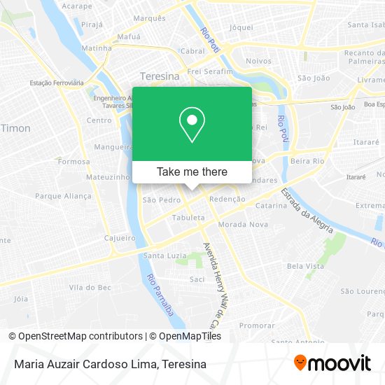 Maria Auzair Cardoso Lima map